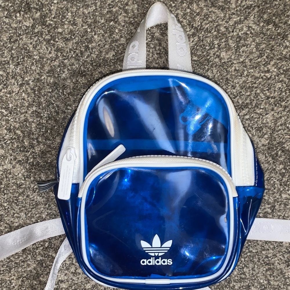 Adidas mini see thru Blue Backpack - Picture 3 of 5